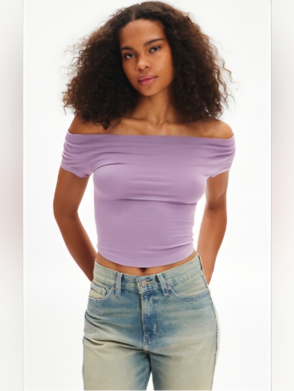 Silence + Noise Lara Cowl Neck Cropped Top NWT Sz Med